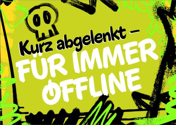 #ECHT JETZT?! Postkarte Kurz abgelenkt
